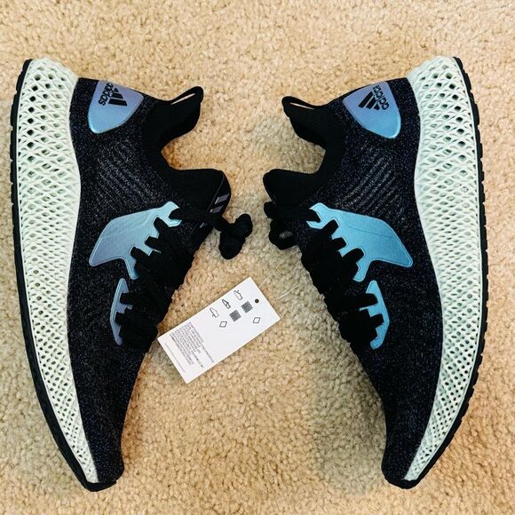 NWT Adidas Alphaedge 4D “Goodbye Gravity”Black Blue Green Sneakers Men\'s Sz 9 US main image 11